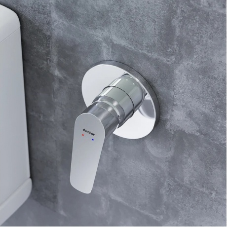 Монтируемый в стену смеситель Damixa Jupiter 777500001 хром - фото 2