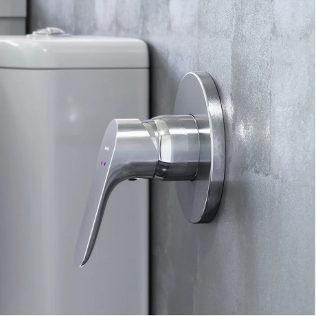 Монтируемый в стену смеситель Damixa Jupiter 777500001 хром - фото 3