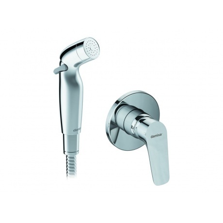 

777510001 Jupiter, смеситель монтируемый в стену с гиг. душем, хром