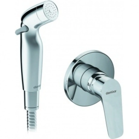 Монтируемый в стену смеситель с гигиеническим душем Damixa Jupit...