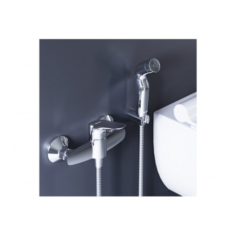 778000000 Jupiter смеситель с гигиеническим душем, хром - фото 5