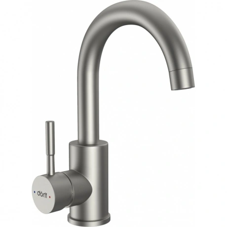 Смеситель для раковины Dorff Logic D3002101SS нержавеющая сталь