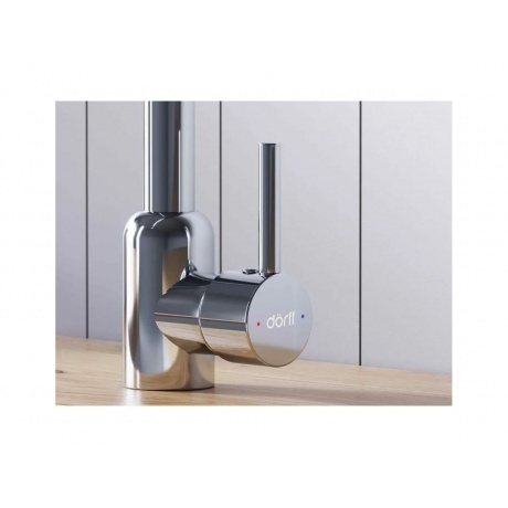 D3007000 Logic кухонный смеситель поворотный, хром - фото 5