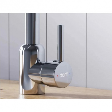 Смеситель кухонный поворотный Logic D3007000 хром - фото 5