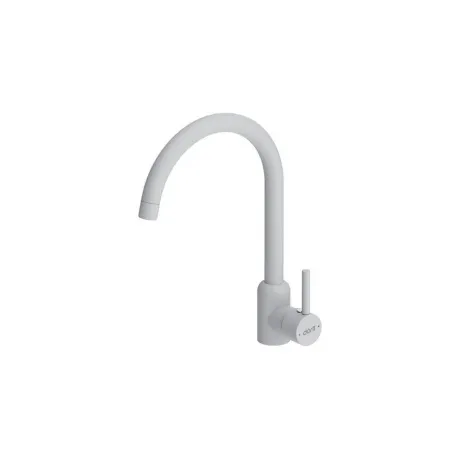 D3007033 Logic кухонный смеситель поворотный, белый