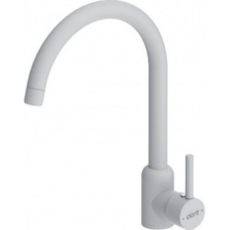 Смеситель кухонный поворотный Logic D3007033 белый - фото 1