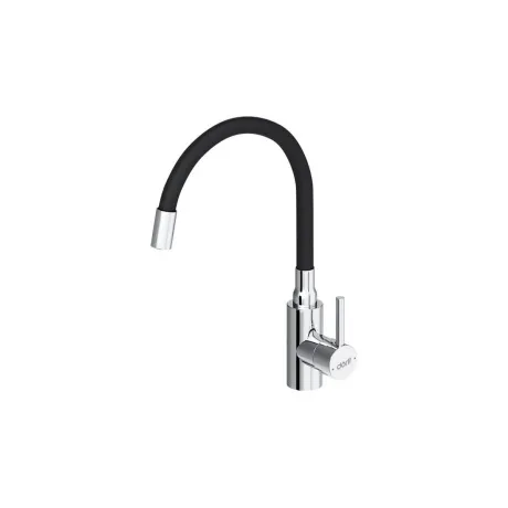 D3007622 Logic кухонный смеситель с гибким изливом, черный