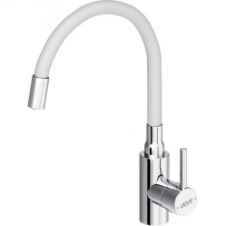 Смеситель кухонный с гибким изливом Logic D3007633 белый