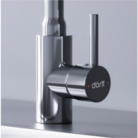 Смеситель кухонный с гибким изливом Logic D3007633 белый - фото 7