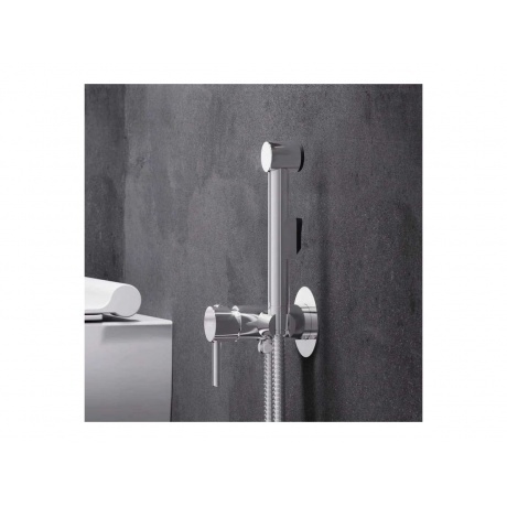 D3075000 Logic смеситель с гигиеническим душем, встроенный, цвет хром - фото 6