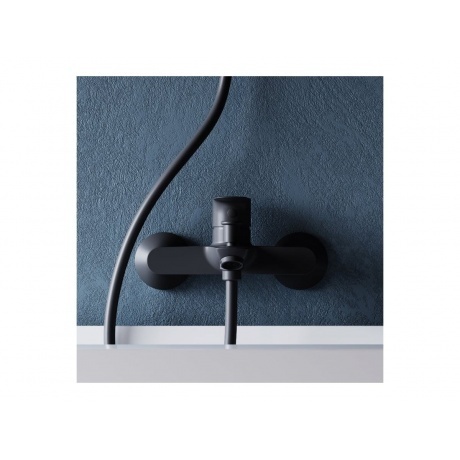 D4011022 Prime new cмеситель для ванны и душа, черный - фото 3