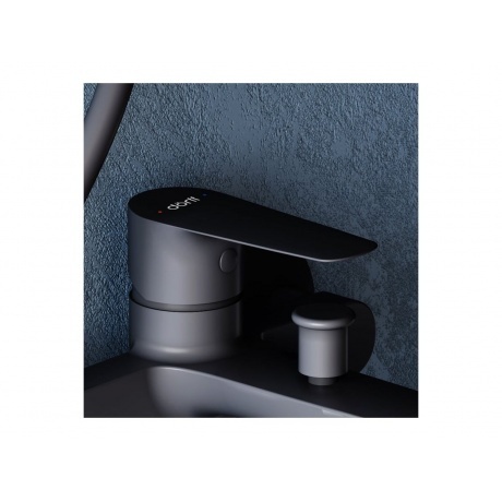 D4011022 Prime new cмеситель для ванны и душа, черный - фото 4