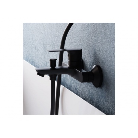 D4011022 Prime new cмеситель для ванны и душа, черный - фото 5