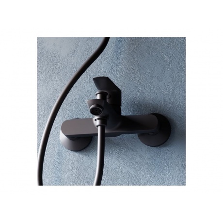 D4011022 Prime new cмеситель для ванны и душа, черный - фото 6