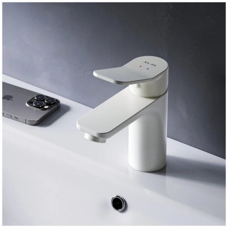 Смеситель для умывальника AM.PM X-Joy F85A02133 белый - фото 11