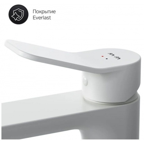 Смеситель для умывальника AM.PM X-Joy F85A02133 белый - фото 9