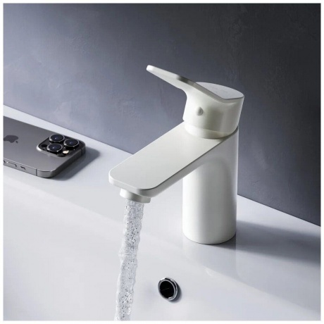 Смеситель для умывальника AM.PM X-Joy F85A02133 белый - фото 10