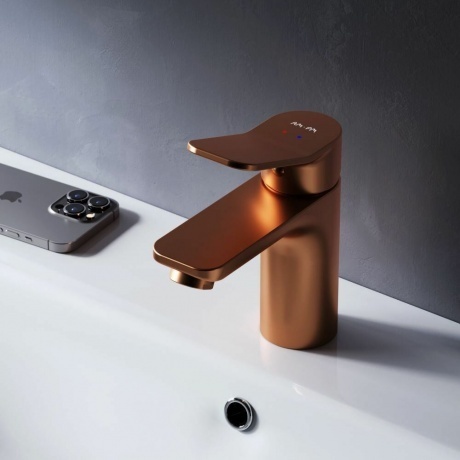 Смеситель для раковины AM.PM X-Joy F85A02144 золото - фото 9