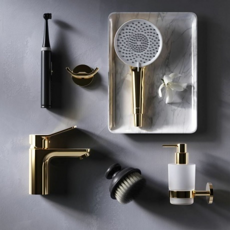 Смеситель для умывальника AM.PM X-Joy F85A02199 золото - фото 11