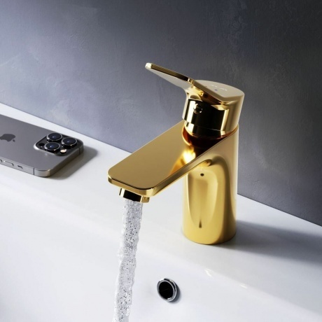 Смеситель для умывальника AM.PM X-Joy F85A02199 золото - фото 6