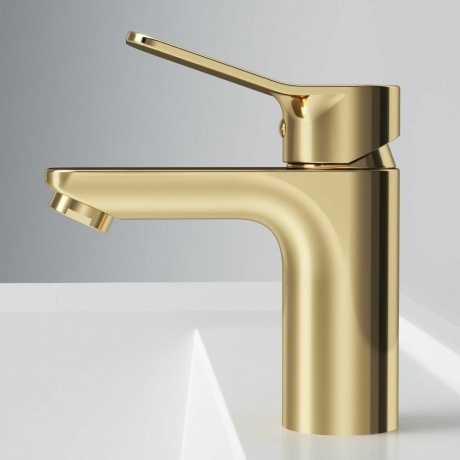 Смеситель для умывальника AM.PM X-Joy F85A02199 золото - фото 8