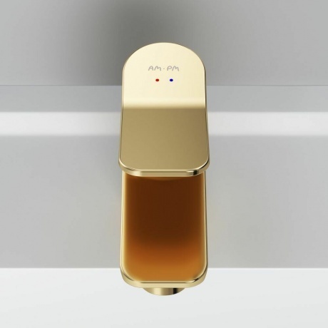 Смеситель для умывальника AM.PM X-Joy F85A02199 золото - фото 9