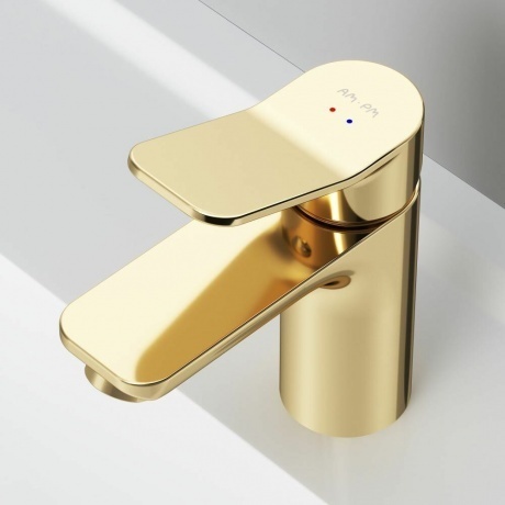 Смеситель для умывальника AM.PM X-Joy F85A02199 золото - фото 10