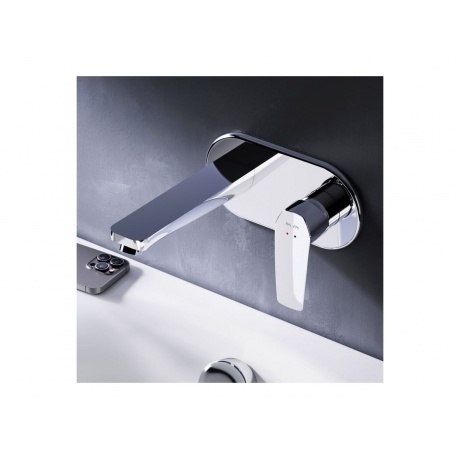 Смеситель для умывальника настенный AM.PM Gem F90A72200 хром - фото 3