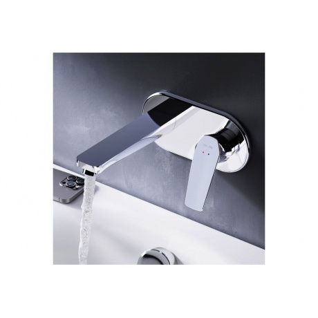 Смеситель для умывальника настенный AM.PM Gem F90A72200 хром - фото 4