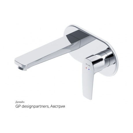 Смеситель для умывальника настенный AM.PM Gem F90A72200 хром - фото 10