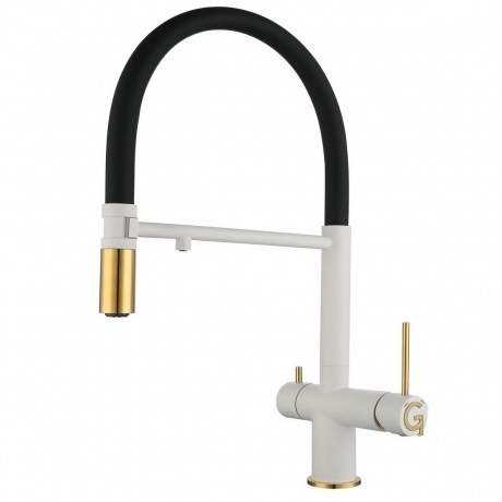 Rivelato Смеситель для кухни Adria U-обр. гибкий излив с краном ...