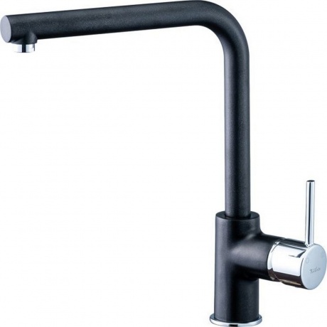Rivelato Смеситель для кухни Vico Г-обр. D-35мм, монтаж: вертикально на раковину, материал: латунь, цвет: антрацит хром