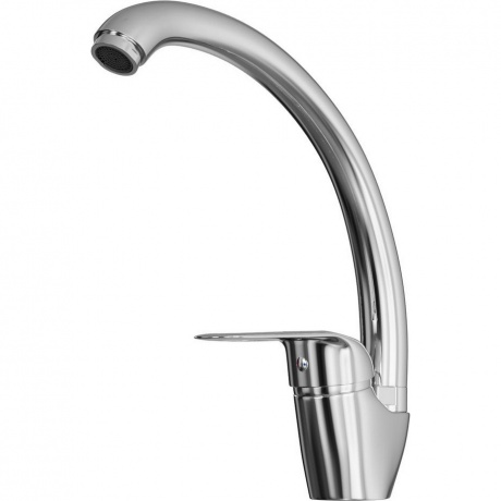 

Смеситель для кухни MIXLINE ML05-032 высокий излив боковая ручка (522129)