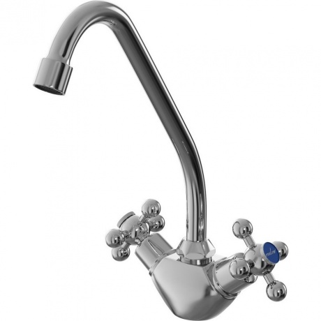 Смеситель для кухни MIXLINE ML07-032 высокий излив (522133) - фото 1