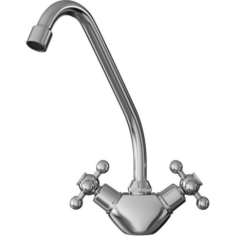Смеситель для кухни MIXLINE ML07-032 высокий излив (522133) - фото 3