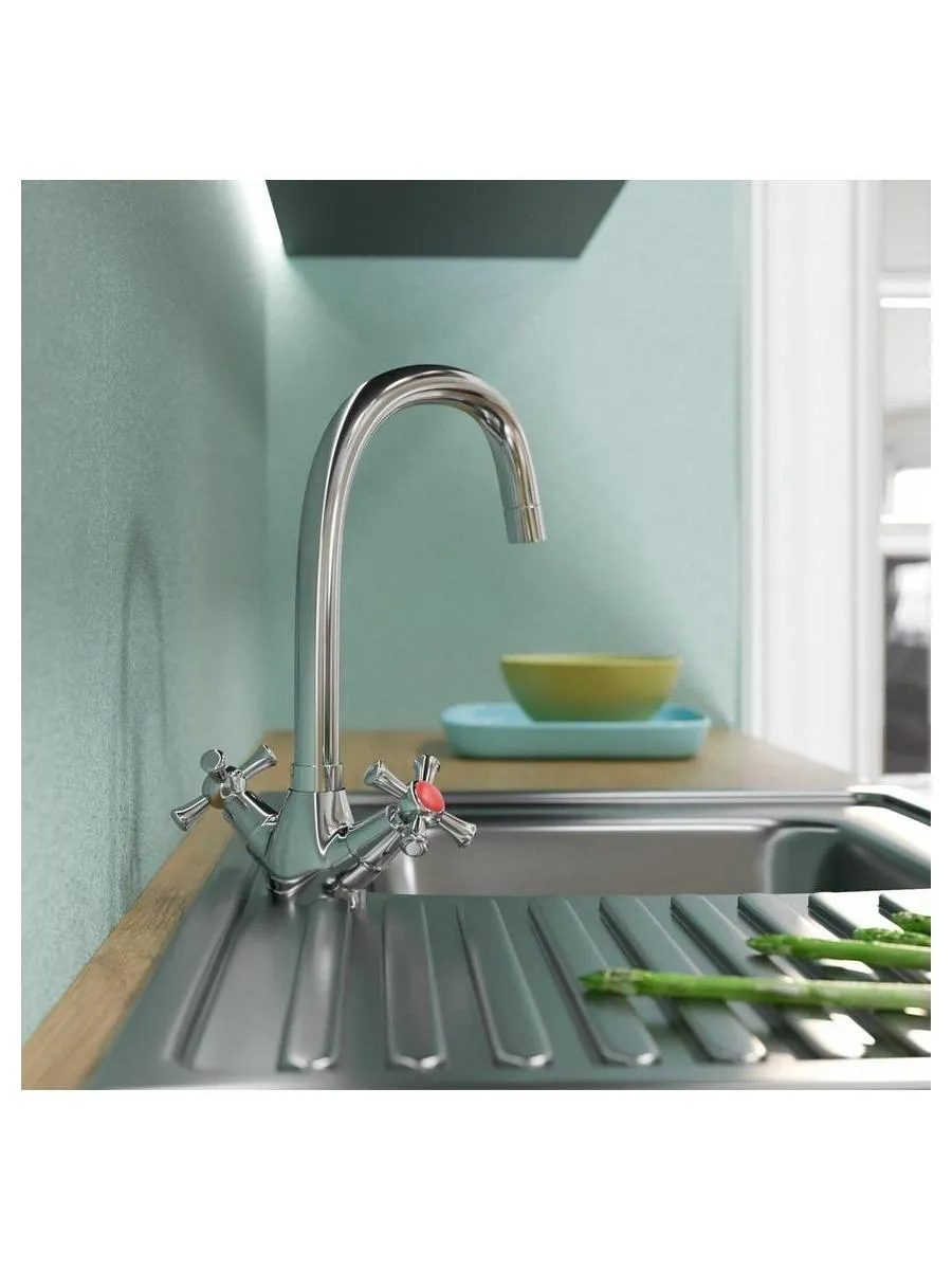 Смеситель для кухни MIXLINE ML10-032 высокий излив (529850) - фото 5