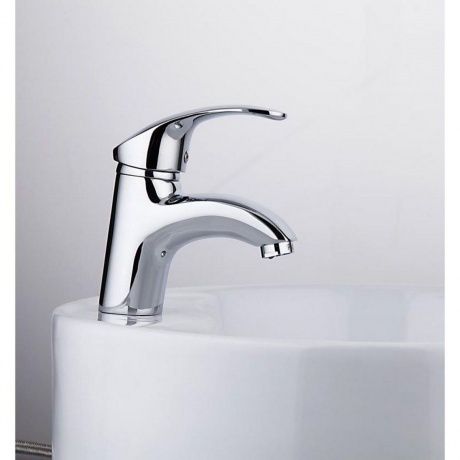 Смеситель для умывальника FASHUN хром (A1021) - фото 5