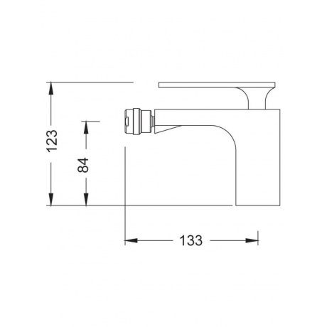 Смеситель для биде Timo Torne (4362/17F) - фото 2