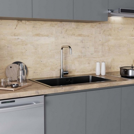 Смеситель для кухни MIXLINE MLSS-0301 трубчатый излив (505146) - фото 4