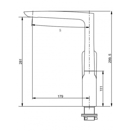 Смеситель для кухонной мойки Savol (SK-H7001) - фото 2