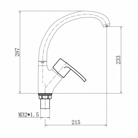 Смеситель для кухни FASHUN (A4165-21) - фото 2
