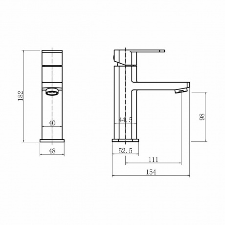 Смеситель для раковины FASHUN (A51120-21) - фото 2