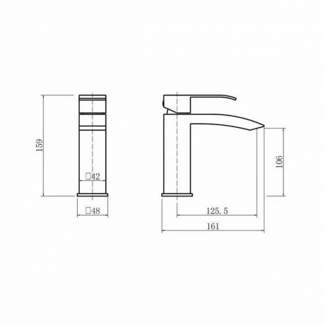 Смеситель для раковины FASHUN (A51118-21) - фото 2