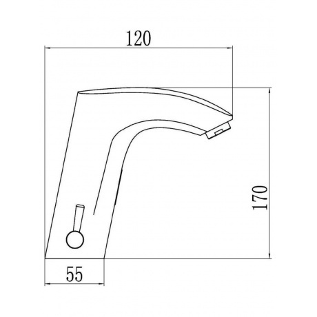Смеситель для раковины Savol сенсорный (S-GY8802) - фото 7