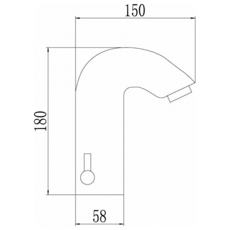 Смеситель для раковины Savol сенсорный (S-GY8862) - фото 2