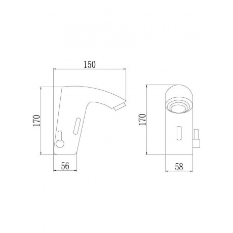 Смеситель для раковины Savol сенсорный (S-GY8865) - фото 2