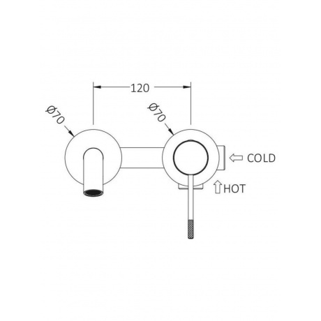 Смеситель для раковины встроенный Timo Saona черный (2372/03SM) - фото 3