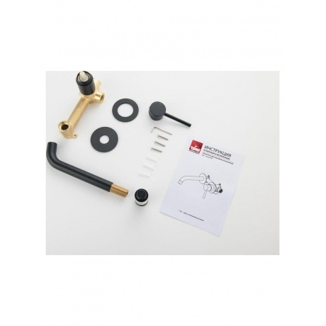 Смеситель для раковины встроенный Timo Saona черный (2372/03SM) - фото 10