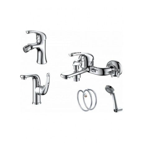 Комплект смесителей DK DA1370001SET (DA1372101,DA1372201,DA1373201) - фото 1