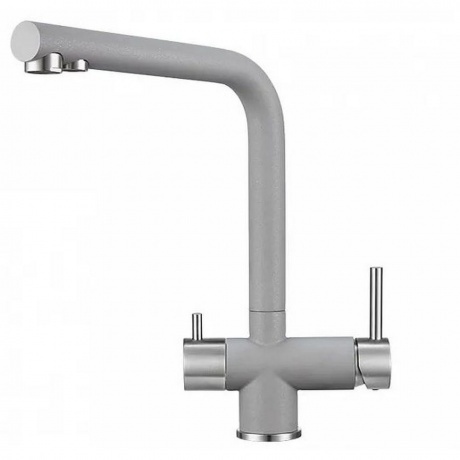 Смеситель для кухни GRANULA (2305, АЛЮМИНИУМ) - фото 2